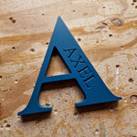 Engraved keepsake letters