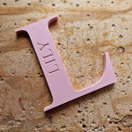 Engraved keepsake letters