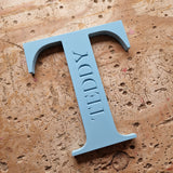 Engraved keepsake letters