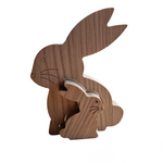 Interlocking bunny Oak Veneer