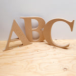 Times new roman Freestanding letters