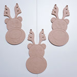 Engraved Rudolph hangers set of 3