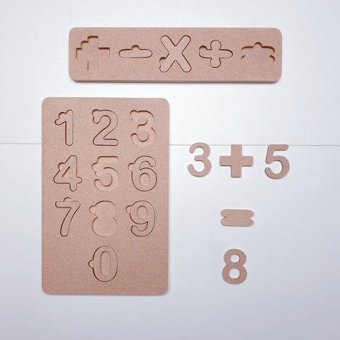Numbers & maths puzzle boards.