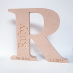 FREESTANDING ENGRAVED LETTERS