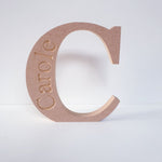 FREESTANDING ENGRAVED LETTERS